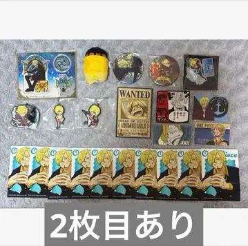 원피스 ONEPIECE 상디 츳케 캔뱃지 생 브로마이드 묶음 판매