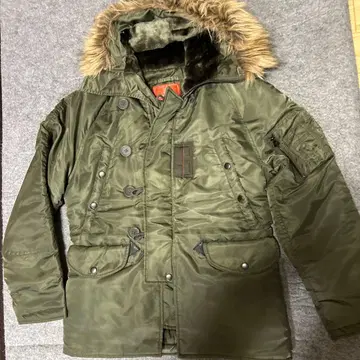 Avirex 올리브 그린 밀리터리 자켓