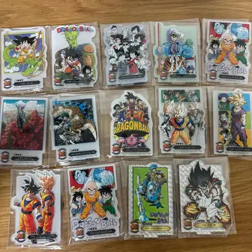 드래곤볼 제일복권 40주년 F상 아크릴 14장 세트