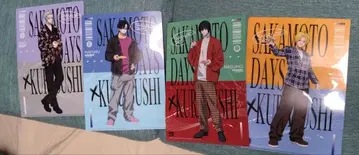 쿠라스시 x SAKAMOTO DAYS 콜라보 클리어 파일 4장 세트 컴프
