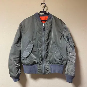 80s ALPHA INDUSTRIES MA-1 플라이트 자켓 USA제