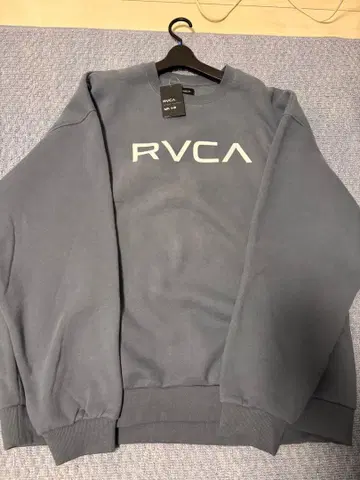 RVCA 그레이 크루넥 트레이닝복 XL