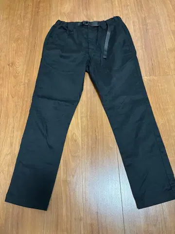 블랙 허리 벨트 포함 남성용 바지