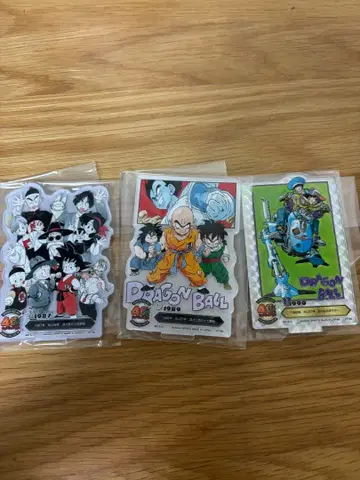 드래곤볼 제일복권 40주년 F상 아크릴 3개 세트