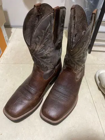 [빅 사이즈] ARIAT 웨스턴 부츠 10.5EE 브라운