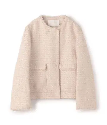 TOMORROWLAND 믹스얀 트위드 노카라 자켓