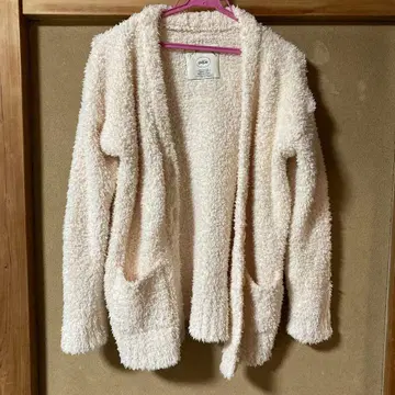 gelato pique 부드러운 가디건 크림색