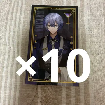 니지산지 애니카페 HEROIC BAR 칵테일 카드 코야나기 로우