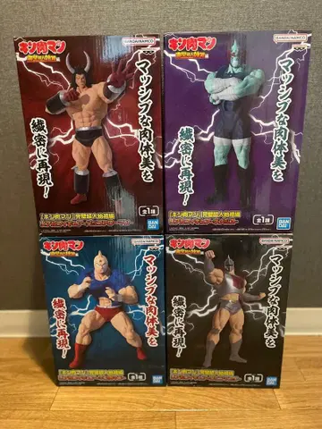 근육맨 완벽초인시조편 피규어 4체 세트