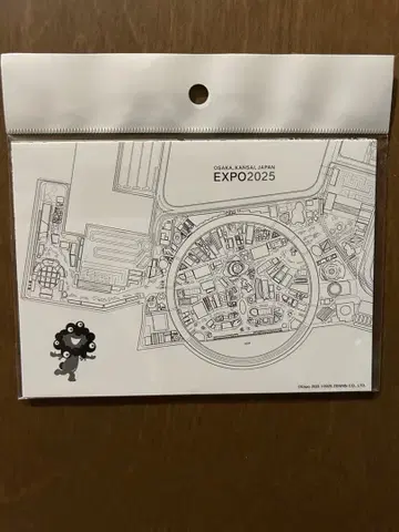 EXPO2025 오사카 간사이 만박 회장도 뷰맵 카드 세트 엽서