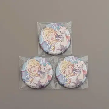 후지타 코토네 공식 트레이딩 캔뱃지 3개 세트