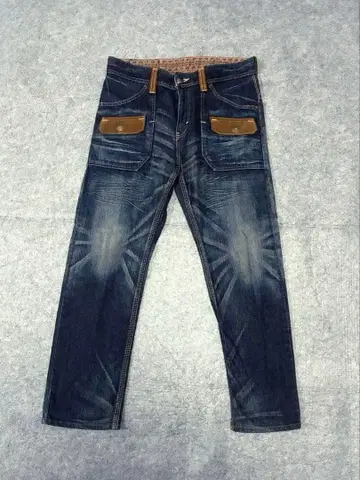 EDWIN 433XVS 데님 부시 팬츠 W34