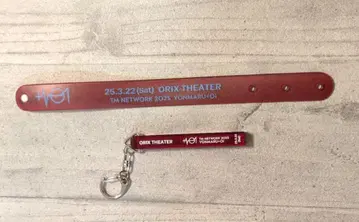 TM NETWORK 호텔 키링 PVC 밴딩 오사카