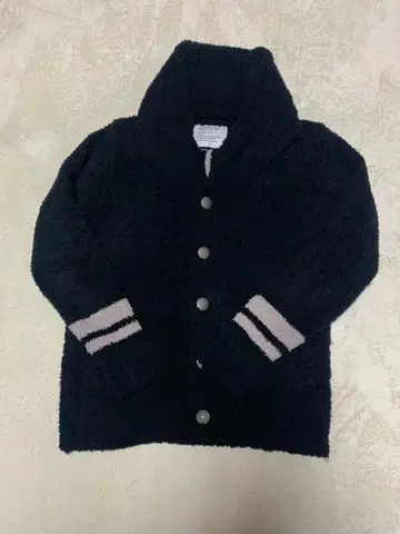 BAYFLOW 후드 부착 가디건 블랙