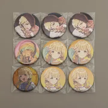 후지타 코토네 캔뱃지 6개 세트 학원 아이돌 마스터