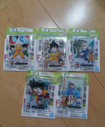 드래곤볼 제일복권 40th F상 ACLLECT 5종 세트 아크릴 스탠드