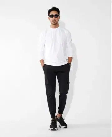 K-3B 104_N 24HR-WEARABLE 카고 조거 (블랙)