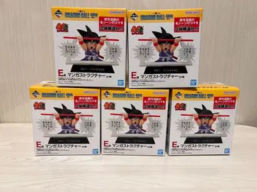 제일복권 드래곤볼 E상 만화 스트럭처 5개 세트