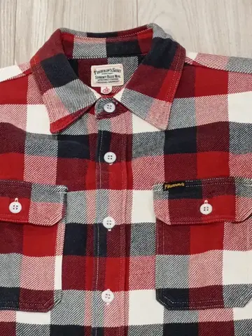 Pherrow's 헤비 웨이트 플란넬 셔츠 S 사이즈