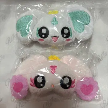 프리큐어 올스타즈 봉제 인형 클립 포룬 루룬 2개 세트