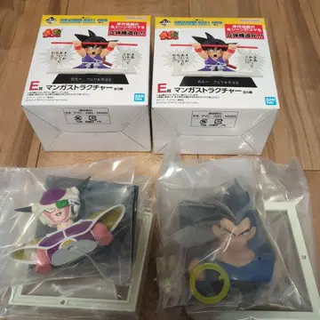 드래곤볼 제일복권 만화 스트럭처 2개 세트