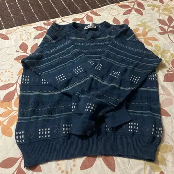 Gio'Terrari 네이비 니트 스웨터