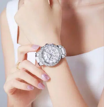 ByronFrye 크로노그래프 손목시계 실버