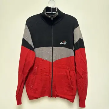 XLARGE 남성용 집업 니트 스웨터