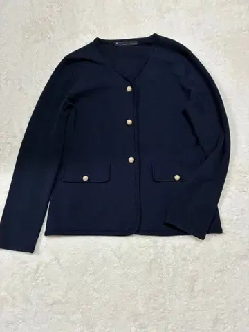 martinique 펄 버튼 가디건 네이비 프리