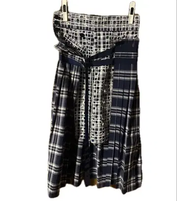 sacai 15ss 비대칭 플리츠 스커트 랩 스커트