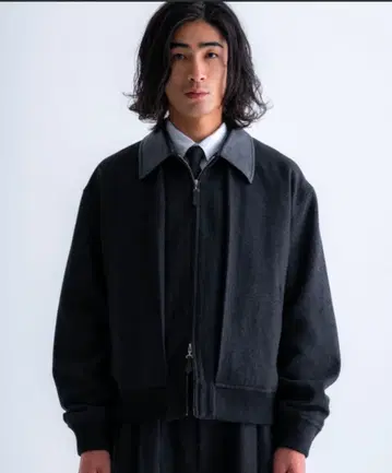 [ SINSS ] 트위드 숏 블루종