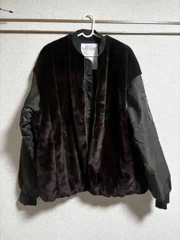 RAGEBLUE 스무스 퍼 콤비 MA-1 블루종 카키