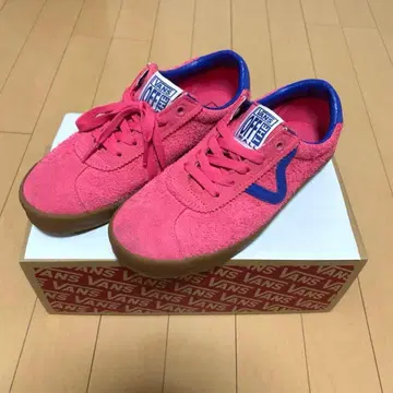 반스 스포츠 로우 핑크 / 24.5cm 박스 있음