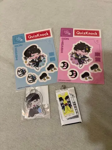 QuizKnock 스티커 & 아크릴 키링 세트