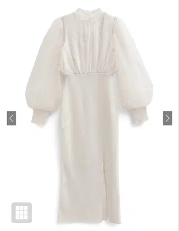 GRL 튤 도킹 슬릿 니트 원피스 [ tu1485 ]