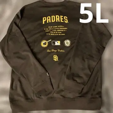 [ 새상품 ] MLB 파드레스 트레이닝복 상의 백프린트 맨투맨 5L