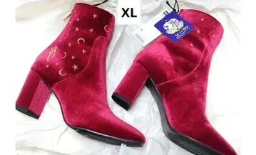 [ 새상품 미사용 택 포함 ] GU 세일러문 스웨이드 부츠 빨간색