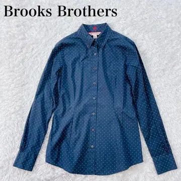 새상품급 브룩스브라더스 레드 플리스 도트 워셔블 셔츠 최근 모델