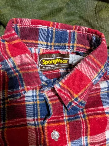 80s Sears SportsWear 프린트 호배색 M 사이즈