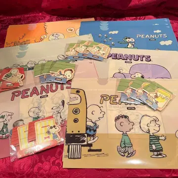 스누피 클리어 파일 스티커