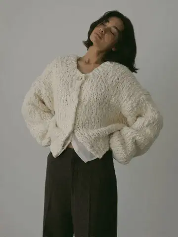 ETRE TOKYO 2way 핸드 니트 가디건