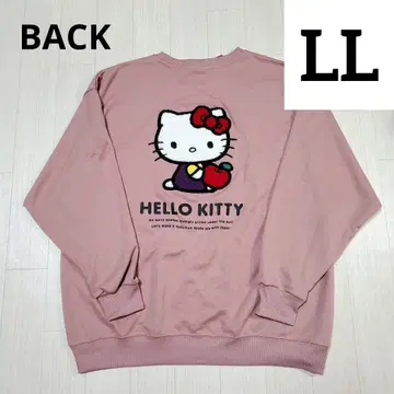 새상품 산리오 키티 사가 자수 트레이닝복 핑크 LL