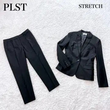 새상품급 플라스테 팬츠 수트 셋업 스트레치