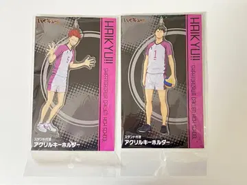 하이큐 텐도 사토리 우시지마 와카토시 스탠드 포함 아크릴 키링 묶음 판매