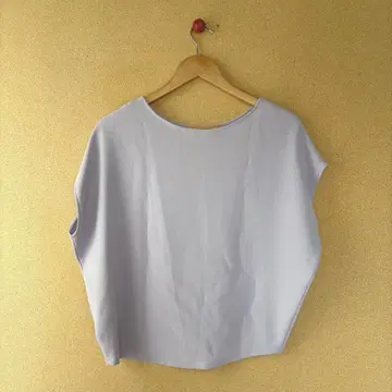 소주 SOEJU 숏슬리브 코쿤 블라우스 연보라 라일락 S