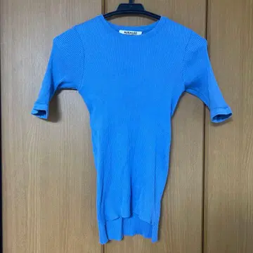 오라리 하이 게이지 립 니트 티