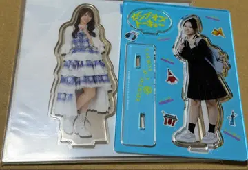 히나타자카46 복권&젠부 오브 도쿄 아크릴 스탠드 2종 세트 시미즈 리오