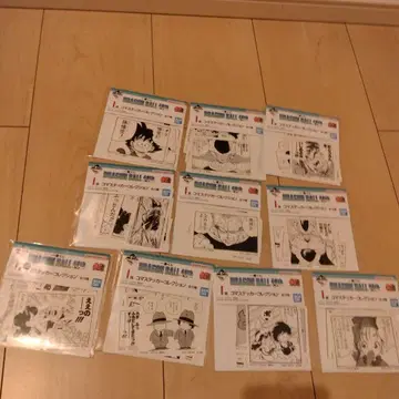 드래곤볼 제일복권 I상 시계 부품 스티커 컬렉션 10종 세트