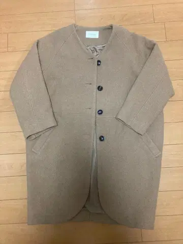 refined works 베이지 코트 M L