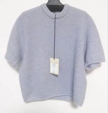 새상품 25aw UNFIL 슈퍼 키드 모헤어 반팔 풀오버
